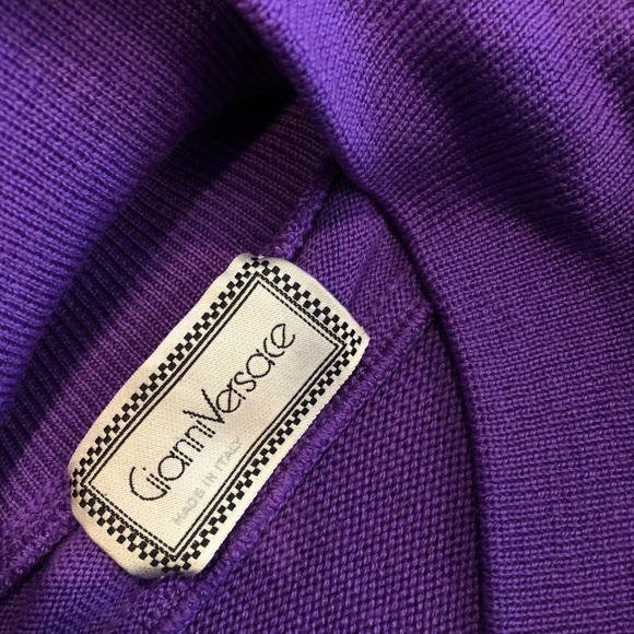 Versace Made in Italy Scoop Neck Sweater - Picture 3 of 5